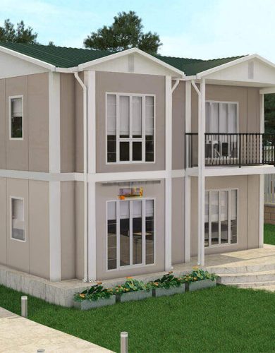 2 Katlı 136 M2 Prefabrik Konut