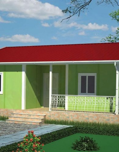 Tek Katlı 80 M2 Prefabrik Konut Zuban