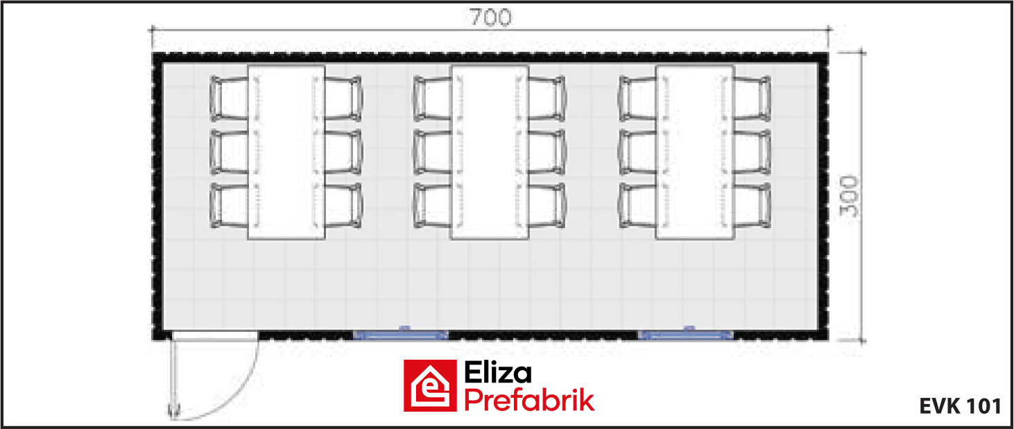 21 M2 Konteyner EVK101