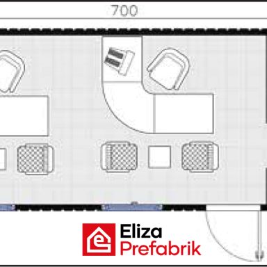 21 M2 Konteyner EVK204