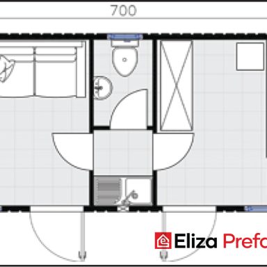 21 M2 Konteyner EVK303